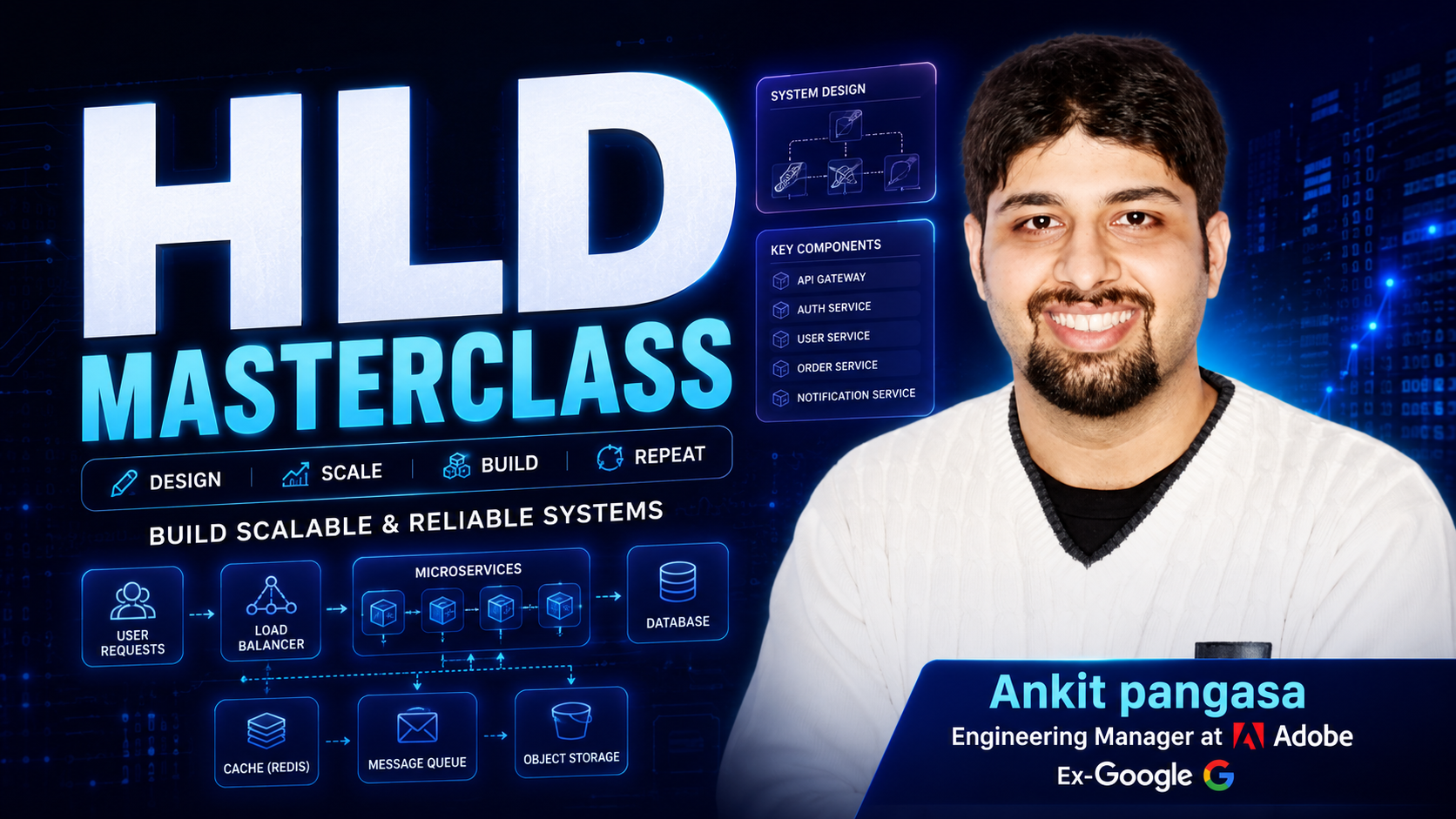 HLD Masterclass by Adobe Sr. Software Engineer Ankit Pangasa